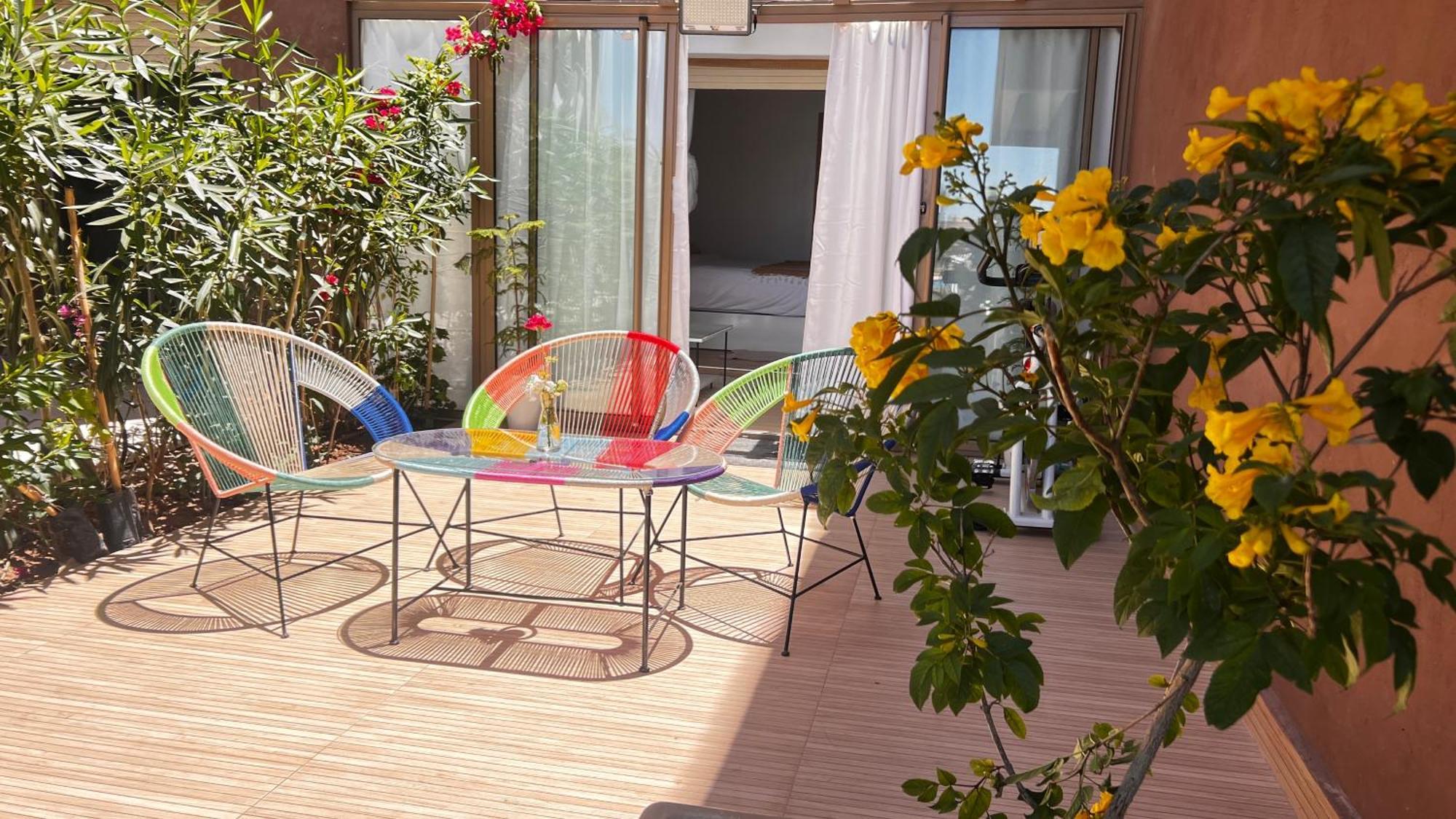 Appartement De Luxe Avec Jardin Vue Sur La Piscine Golf Securise 24H Sur 24 A 5 Minutes De L Aeroport マラケシュ エクステリア 写真